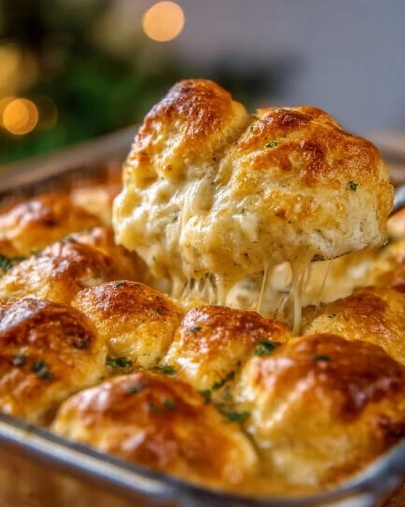 Delicious Chicken Crescent Roll Casserole baked to perfection.