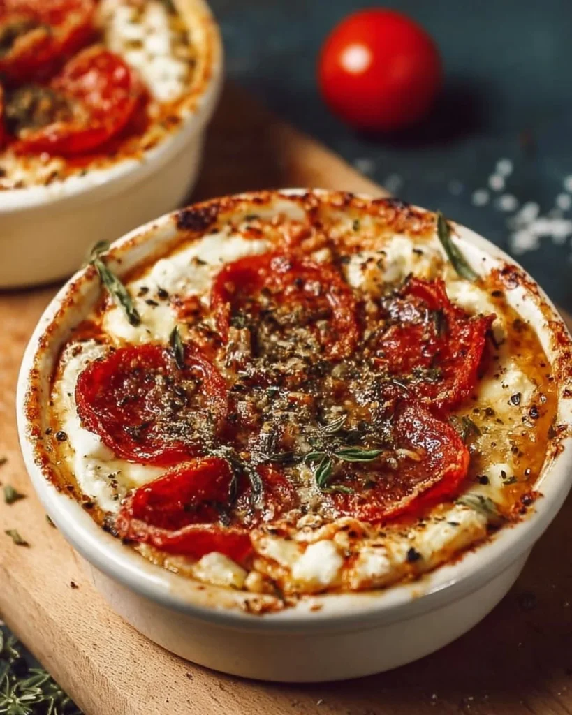 High-protein cottage cheese pizza bowls recipe with fresh toppings