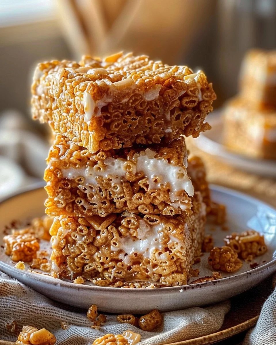 Biscoff Rice Krispie Treats