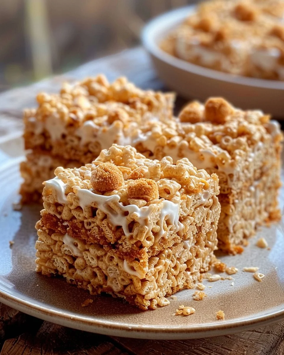 Biscoff Rice Krispie Treats