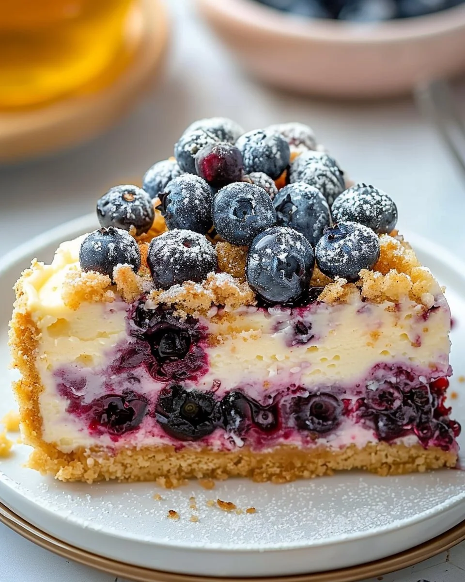 Blueberry Cheesecake Crumb Cake
