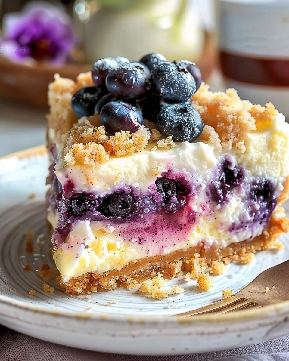 Blueberry Cheesecake Crumb Cake
