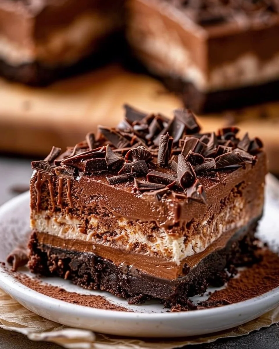 Chocolate Cheesecake Bars