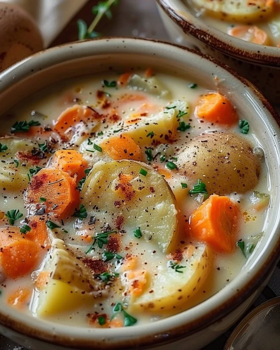 Creamy Potato & Carrot Chowder