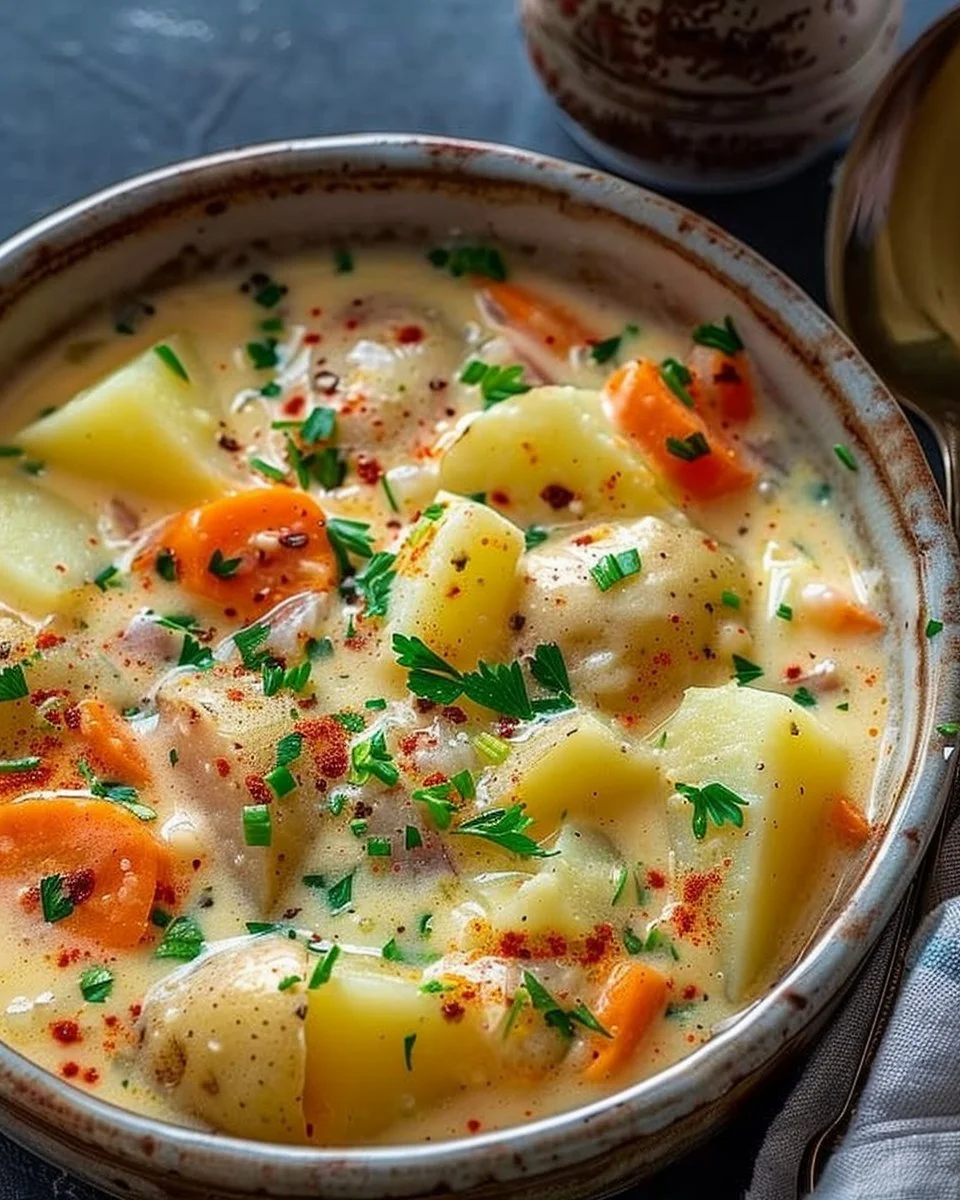 Creamy Potato & Carrot Chowder