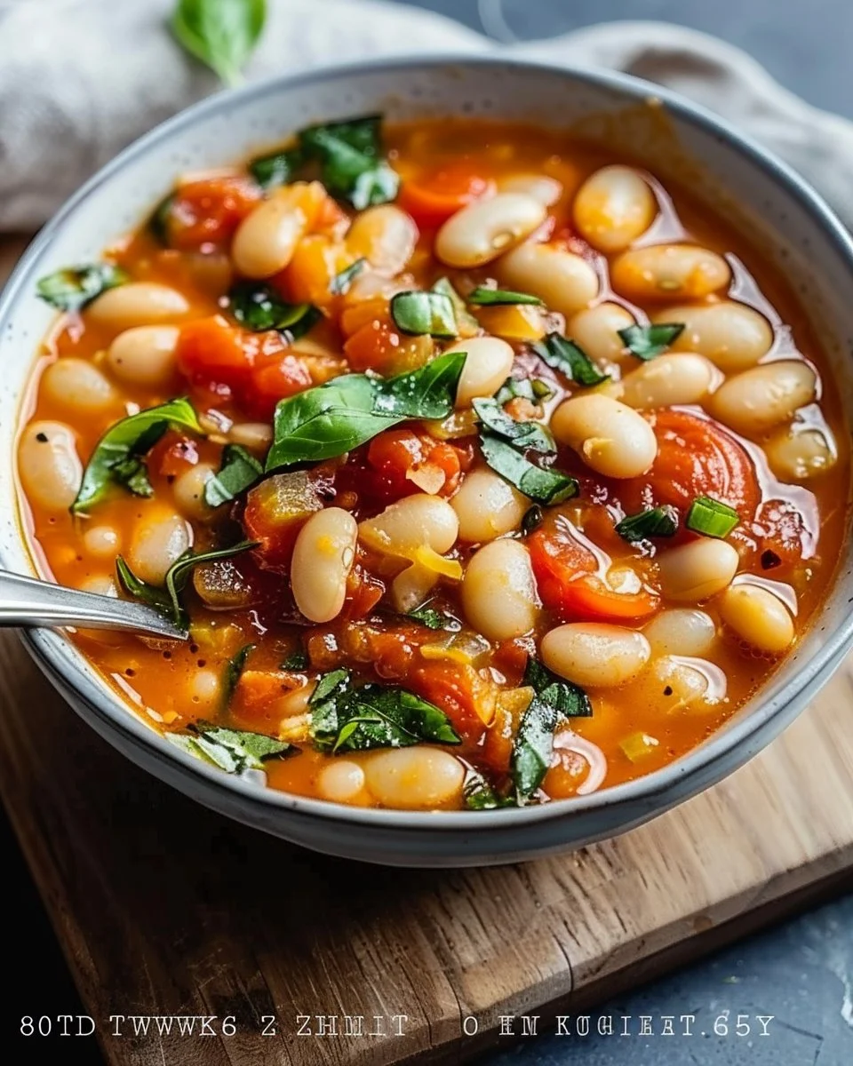 Creamy Tomato White Bean Stew