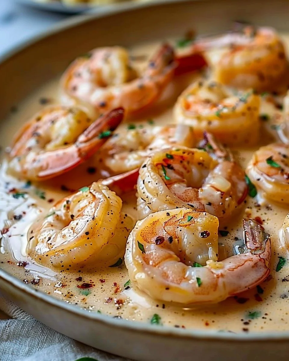 Easy Creamy Garlic Shrimp