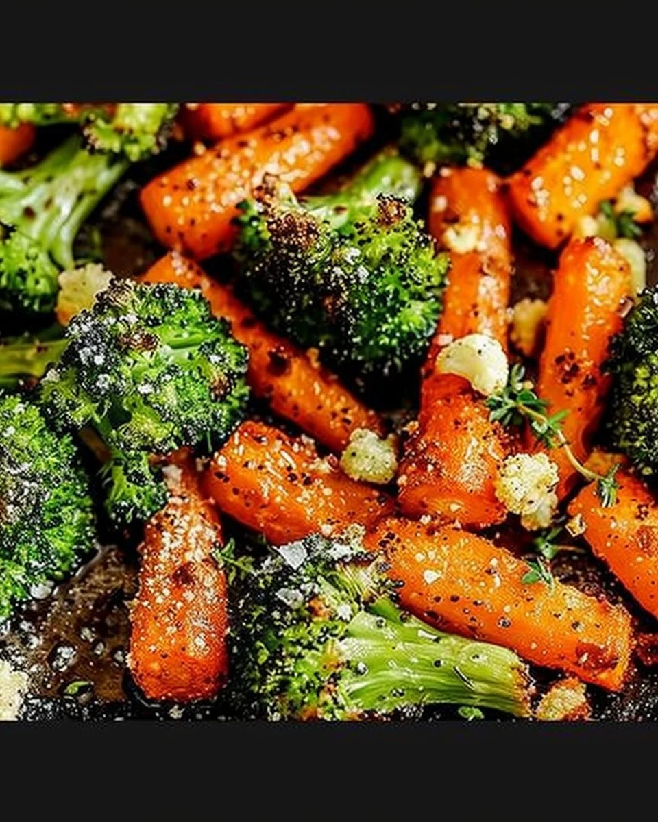 Easy Roasted Broccoli and Carrots