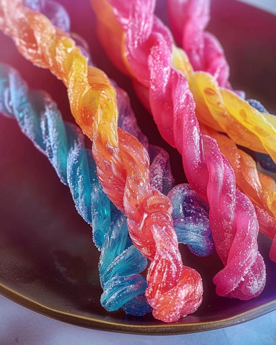 Homemade Kool-Aid Licorice Ropes