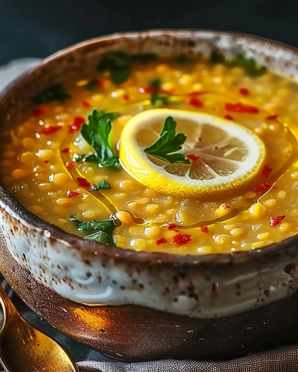 Lebanese Lemon Lentil Soup