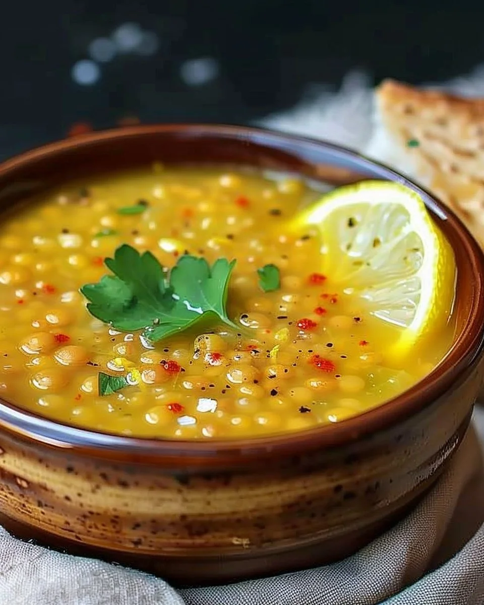 Lebanese Lemon Lentil Soup