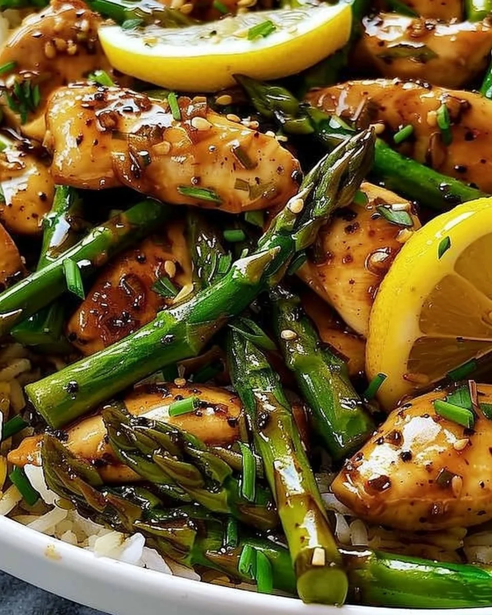 Lemon Chicken Asparagus Stir-Fry