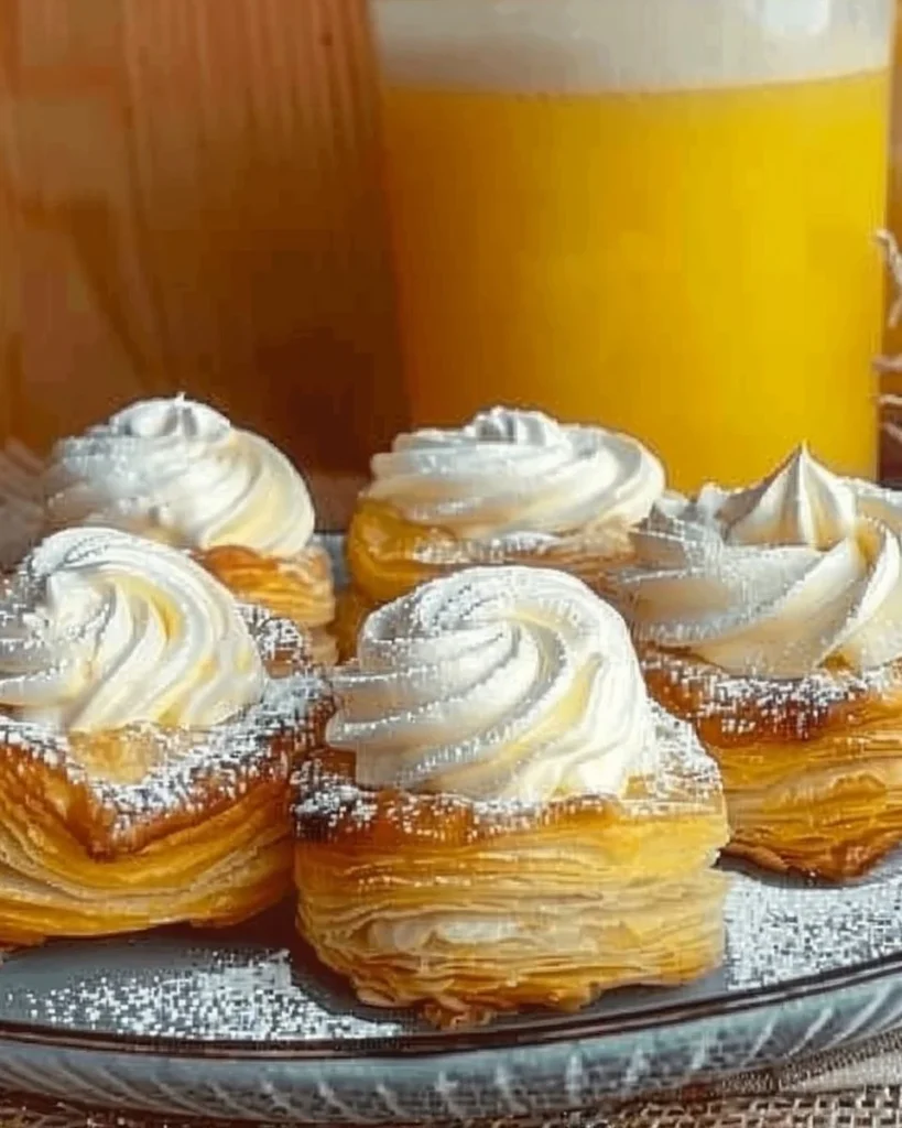 Deliciously baked Mascarpone Puff Pastry topped with fresh fruit