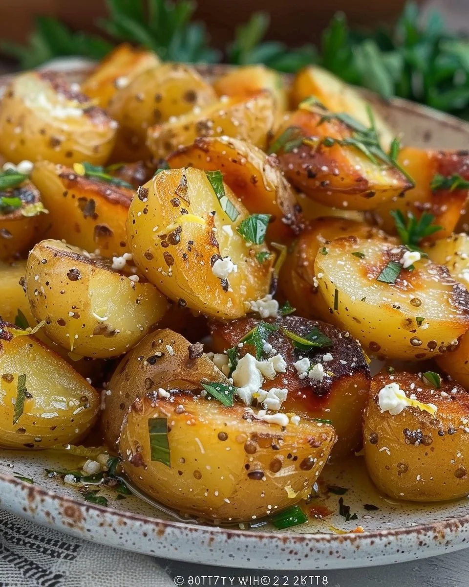 Perfect Greek Lemon Potatoes