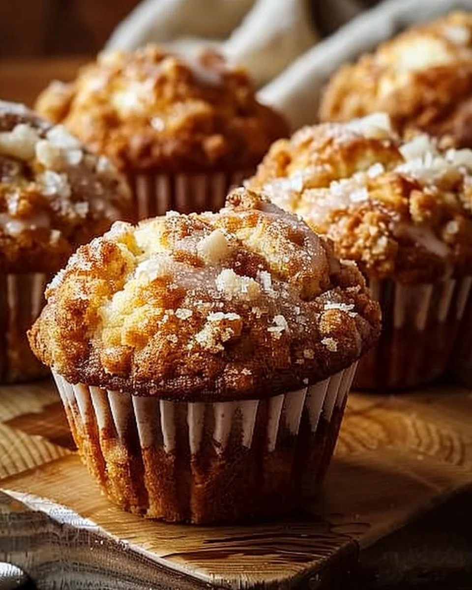 Sourdough Coffee Cake Muffins