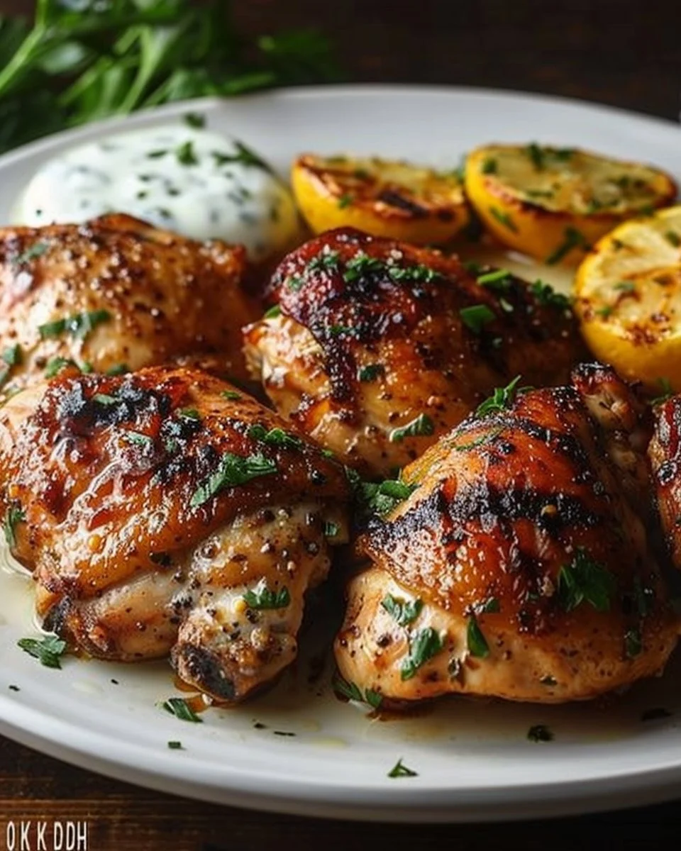 Yogurt Marinated Chicken Thighs