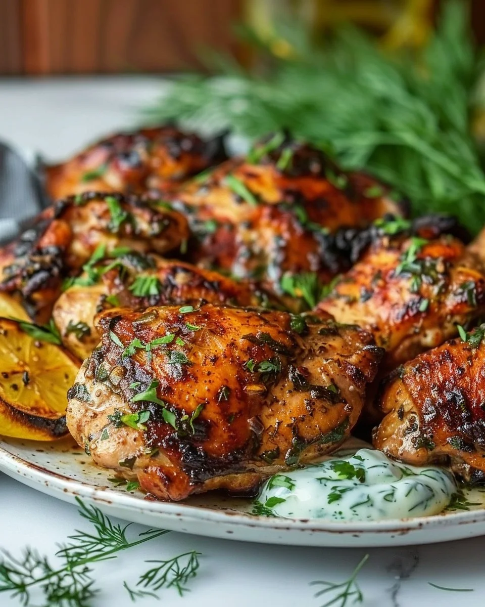 Yogurt Marinated Chicken Thighs